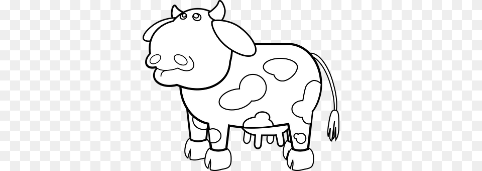 Cow Livestock, Baby, Person, Animal Png Image
