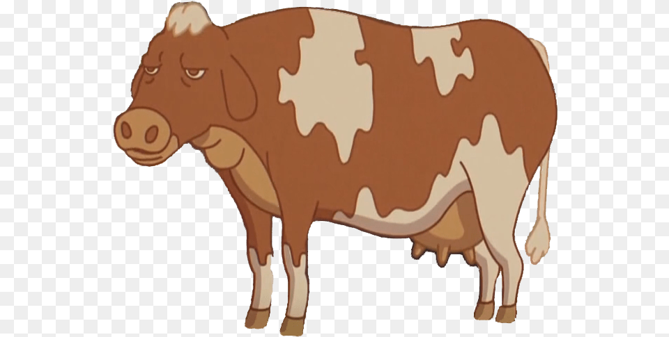 Cow Amazing World Of Gumball Cow, Animal, Cattle, Dairy Cow, Livestock Png