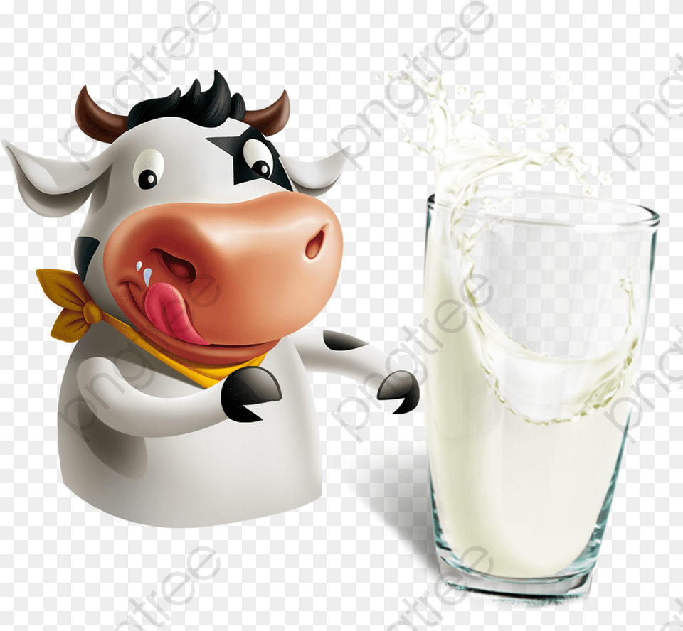 Cow And Milk, Beverage, Dairy, Food, Baby Free Png