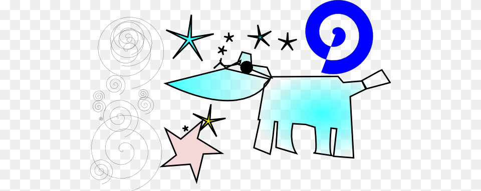Cow And Stars Clip Art Vector, Symbol, Star Symbol Free Transparent Png