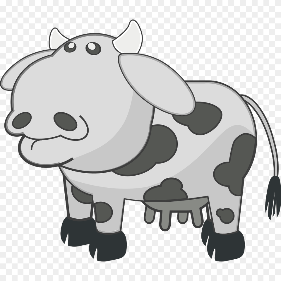 Cow Animal Cartoon Clip Art Vector Clip Art Cow Clip Art, Cattle, Dairy Cow, Livestock, Mammal Png