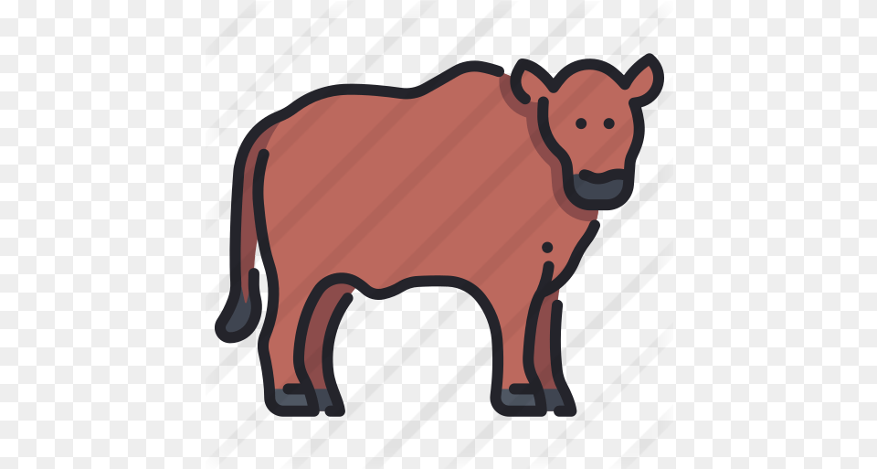 Cow Animal Figure, Bull, Mammal, Cattle, Livestock Free Png Download