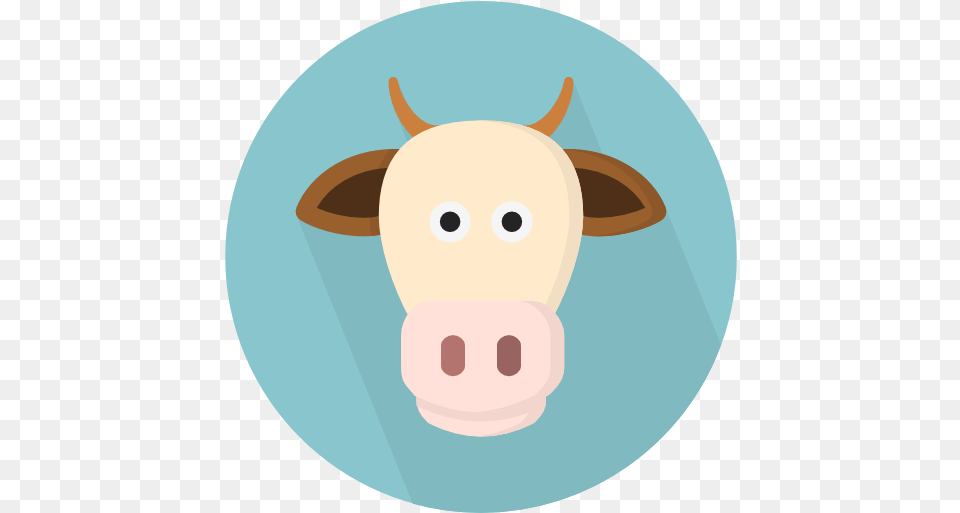 Cow Animals Icons Animal Flat Icon, Snout, Mammal, Nature, Outdoors Png