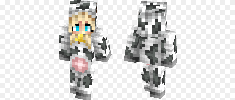 Cow Anime Girl Minecraft Skin For Minecraft Anime Girl Anime Skin, Person, Head Png