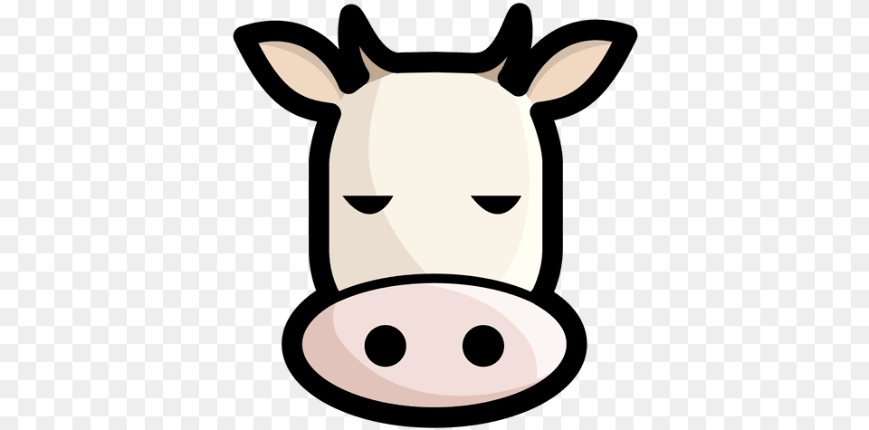 Cow Avatar Vector Vaca Cabeza, Snout, Animal, Fish, Sea Life Free Png