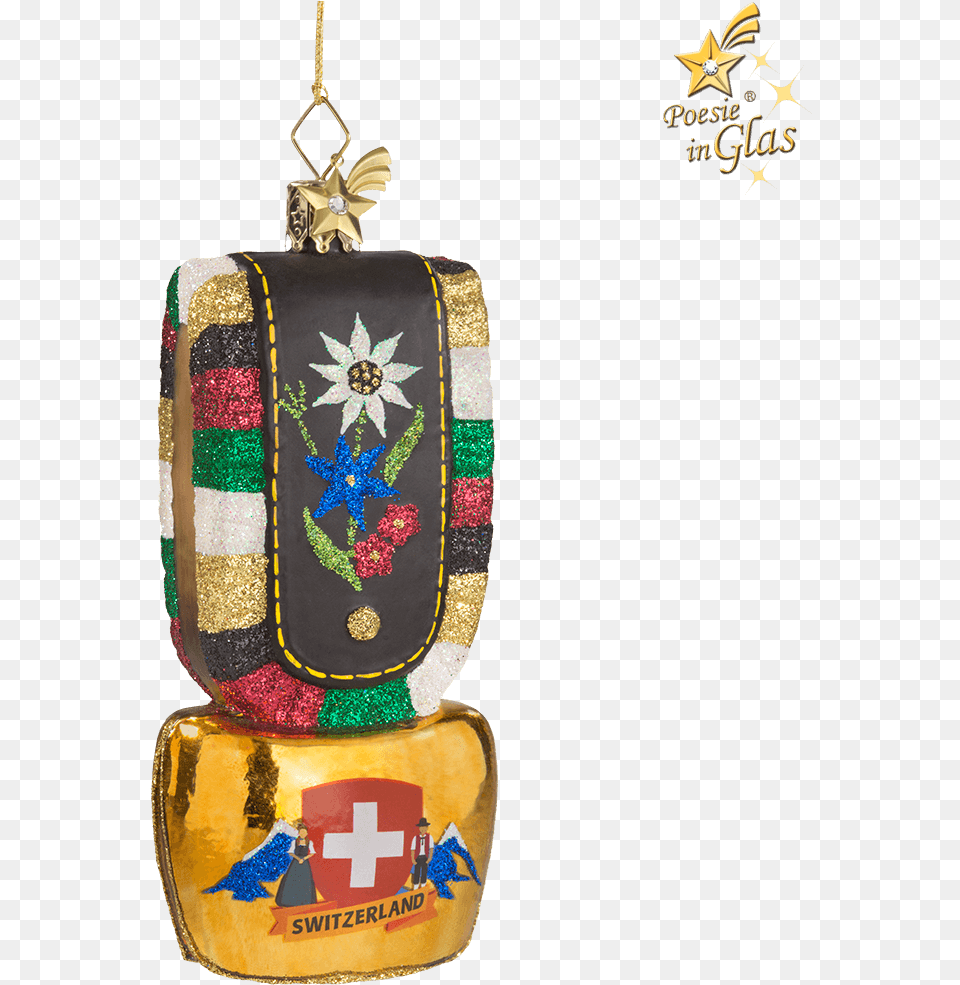 Cow Bell Switzerland Emblem, Accessories, Person, Pendant Free Transparent Png