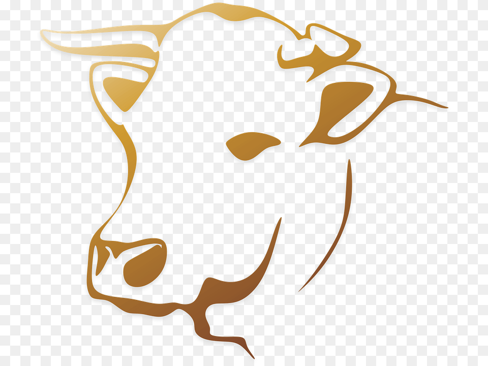 Cow Cattle Animal Farm Logo Cow Clipart, Blade, Dagger, Knife, Weapon Free Transparent Png