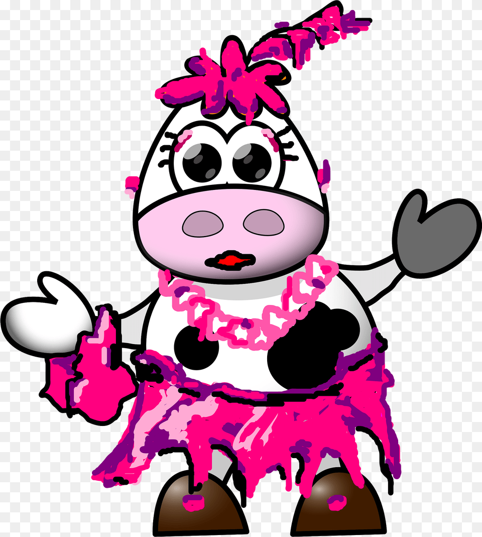 Cow Clipart, Purple, Baby, Person, Toy Free Png