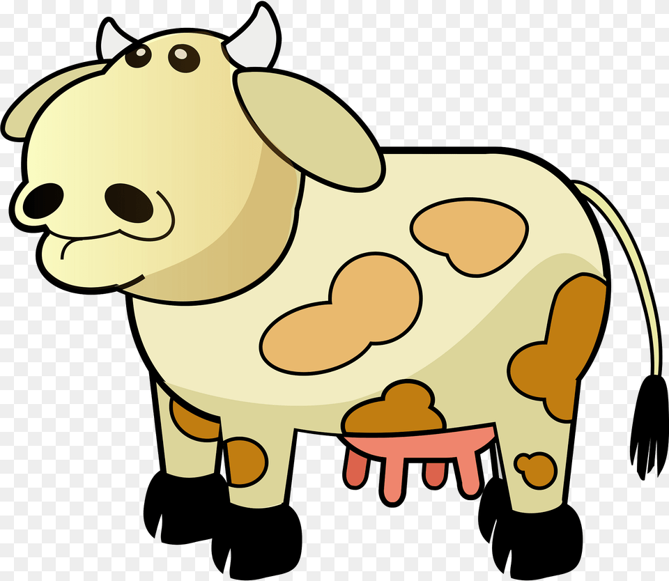 Cow Clipart, Livestock, Animal, Cattle, Mammal Png