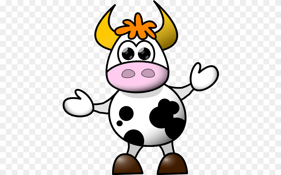 Cow Clipart 2 Frpic Animated Clip Art Cows, Animal, Mammal, Livestock, Cattle Free Png