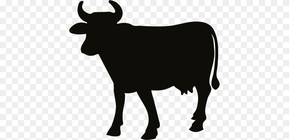 Cow Clipart, Animal, Bull, Cattle, Livestock Png Image