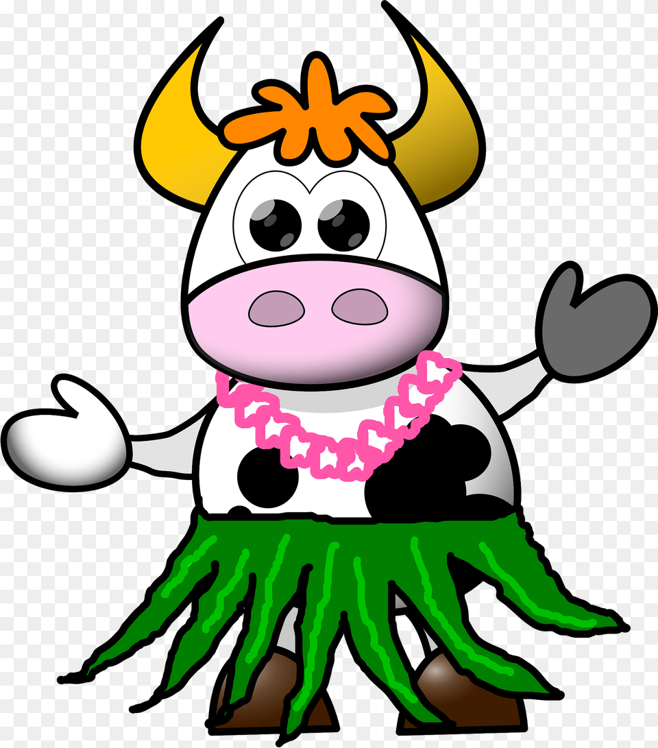Cow Clipart, Baby, Person, Hula, Toy Png Image