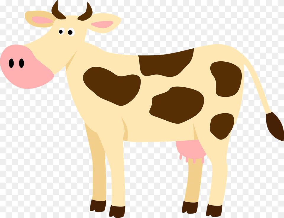 Cow Clipart, Animal, Cattle, Dairy Cow, Livestock Free Png