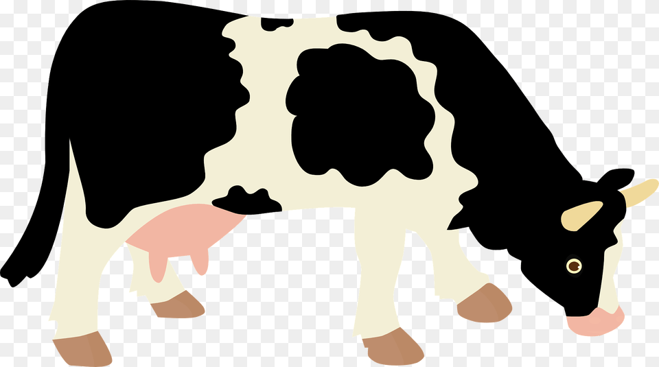 Cow Clipart, Animal, Mammal, Cattle, Dairy Cow Png Image