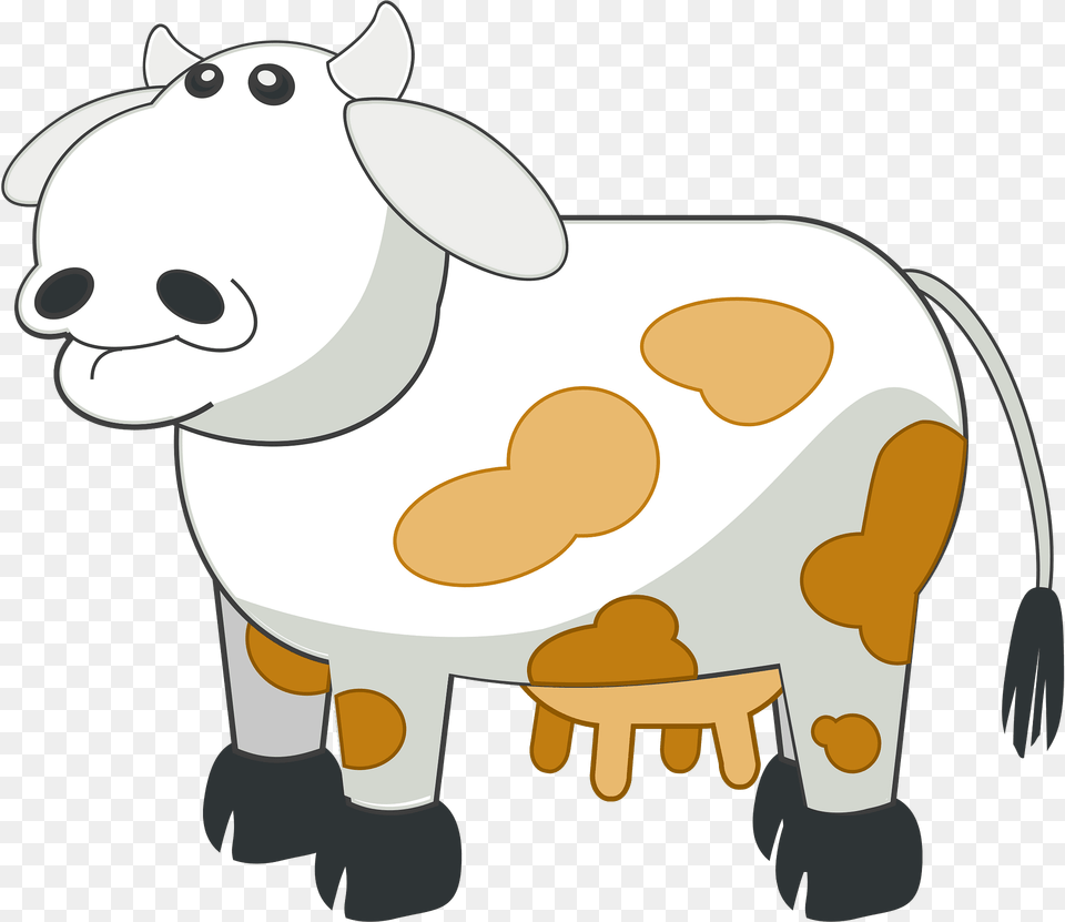 Cow Clipart, Livestock, Animal, Cattle, Mammal Png Image