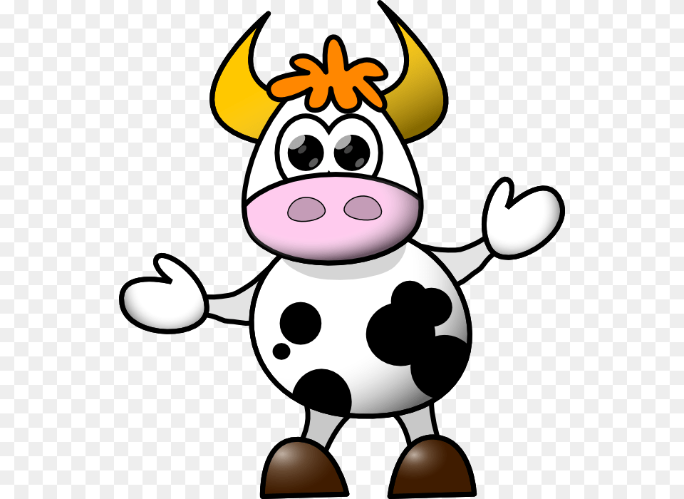 Cow Clipart Animations, Animal, Mammal, Livestock, Cattle Png