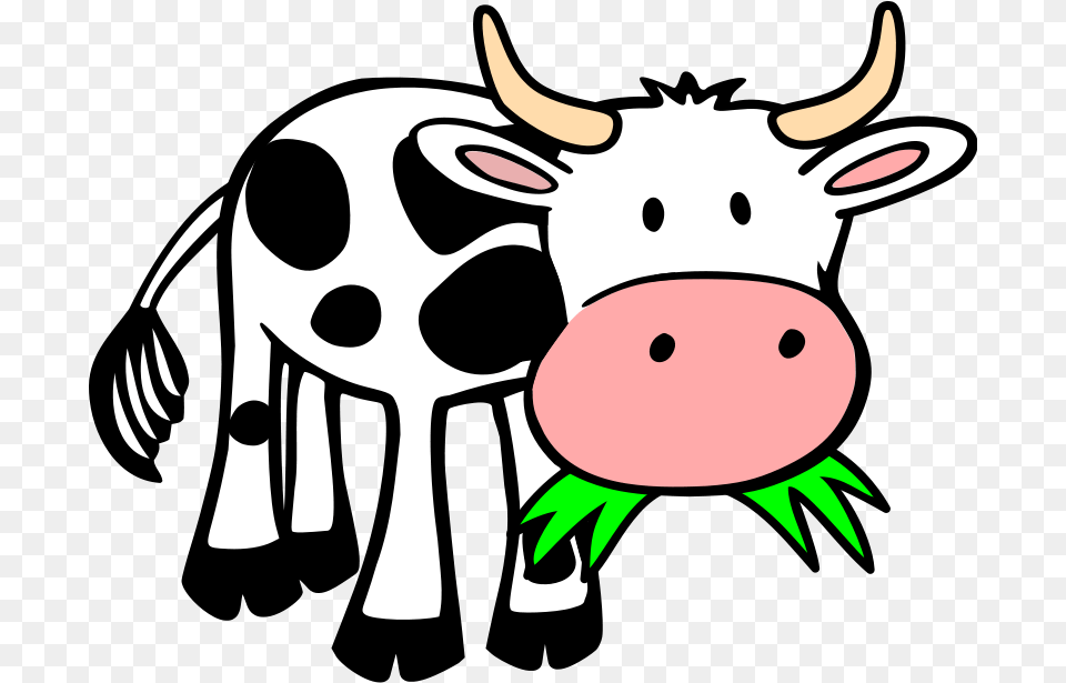 Cow Clipart Animations, Animal, Cattle, Dairy Cow, Livestock Png Image