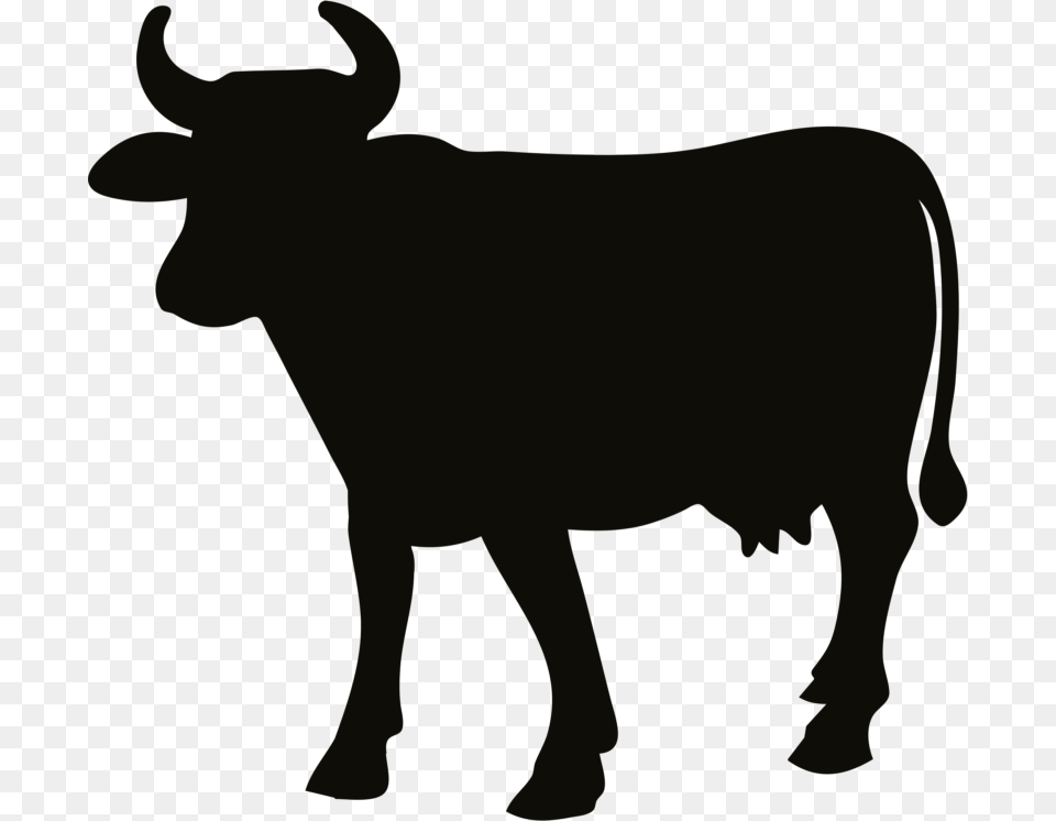 Cow Clipart Black And White Images, Animal, Bull, Cattle, Livestock Free Transparent Png