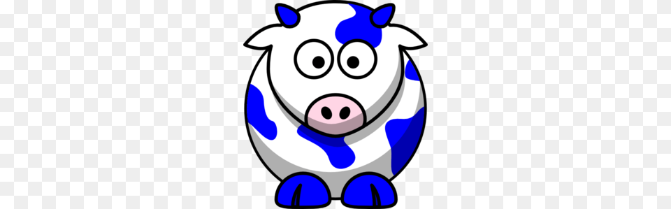 Cow Clipart Blue, Animal, Mammal, Pig, Fish Png