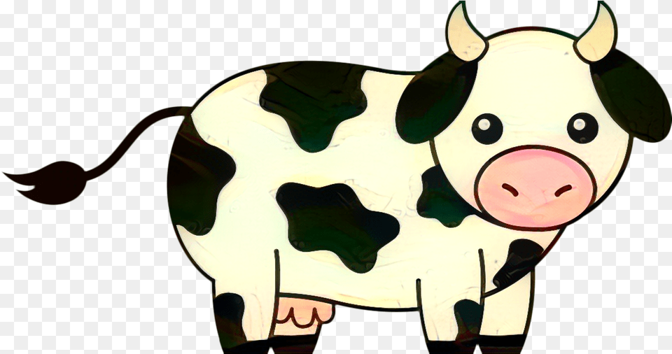 Cow Clipart Easy Cow Coloring Pages, Animal, Cattle, Dairy Cow, Livestock Png