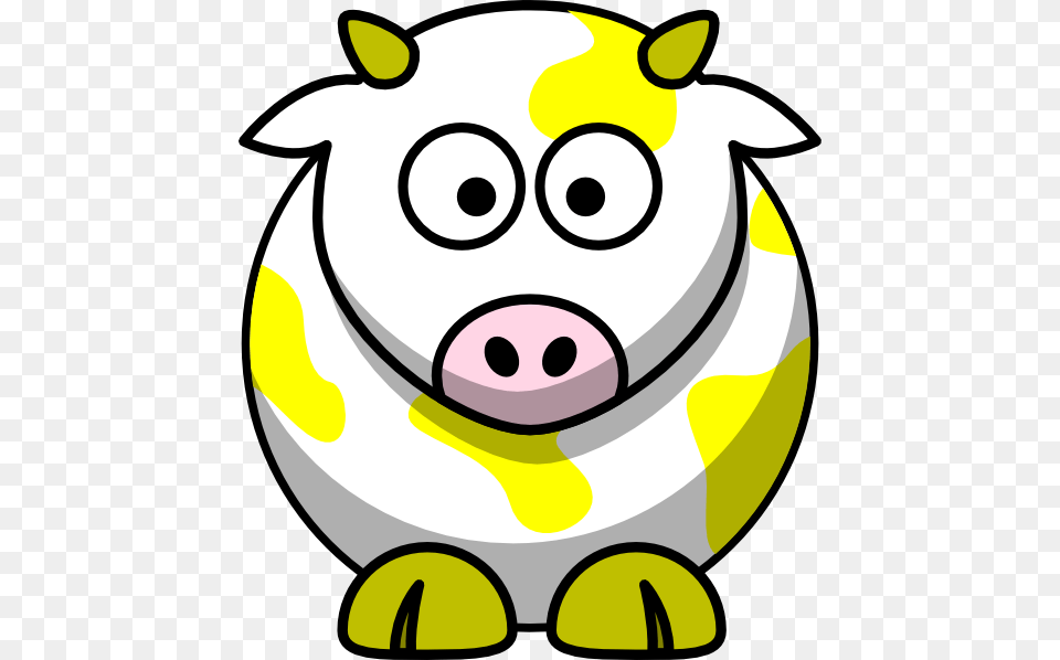 Cow Clipart Yellow, Animal, Mammal, Pig, Fish Free Png Download