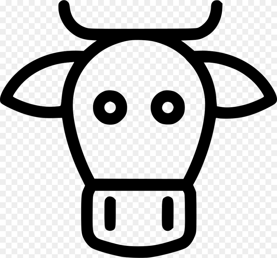 Cow Cow Ico, Stencil, Ammunition, Grenade, Weapon Png Image