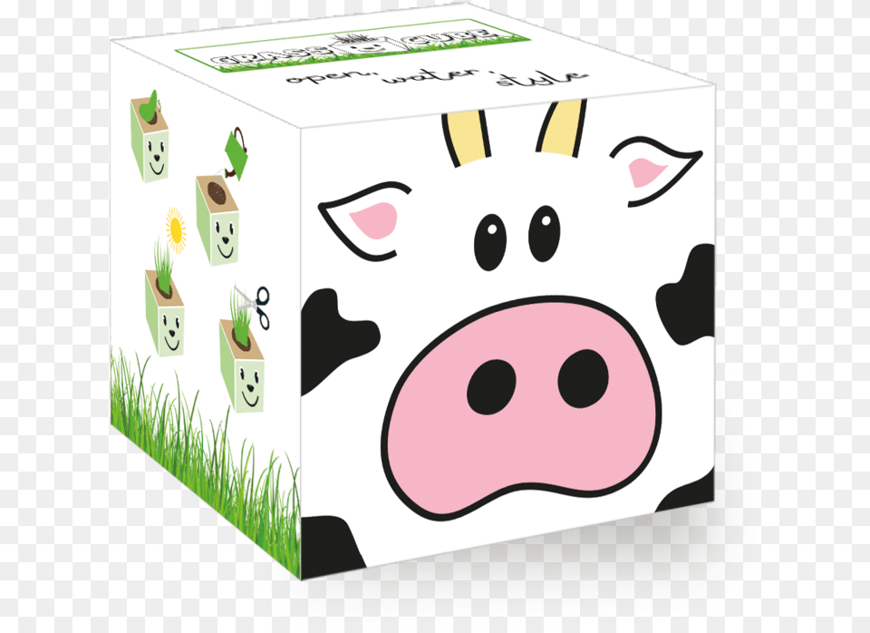 Cow Emoji, Box, Cardboard, Carton Free Png
