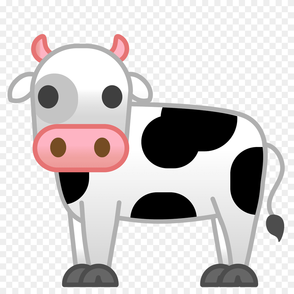 Cow Emoji Clipart, Animal, Cattle, Dairy Cow, Mammal Png Image
