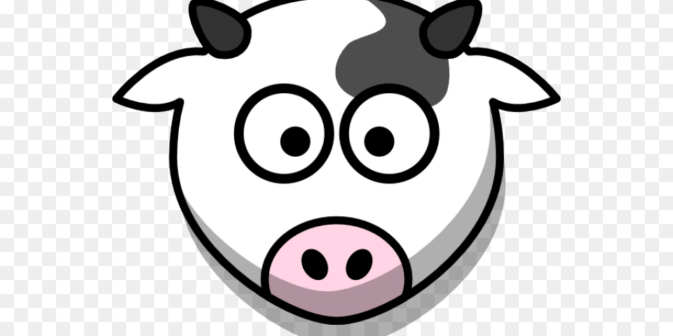 Cow Face Cartoon Cow Head Clipart, Snout, Animal, Mammal, Baby Free Png Download