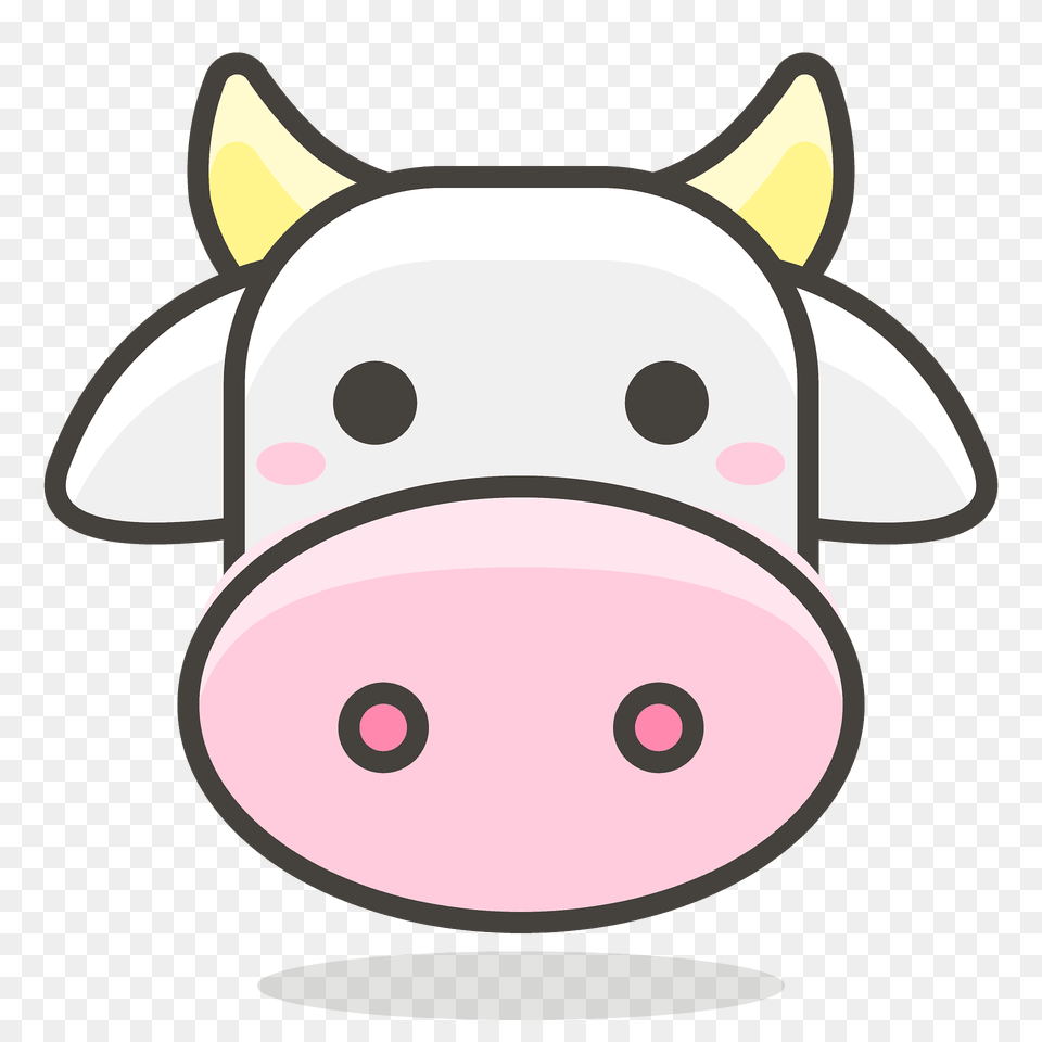 Cow Face Emoji Clipart, Snout, Animal, Mammal, Pig Free Png Download