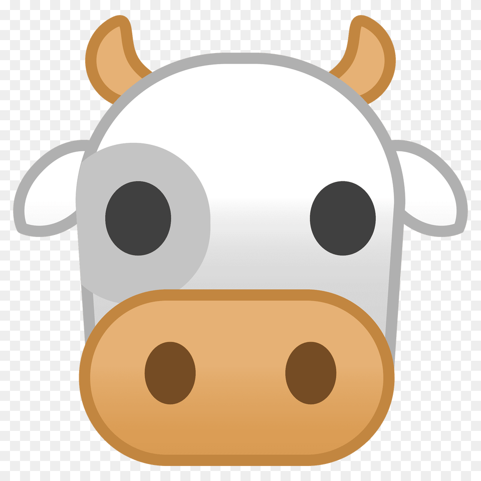 Cow Face Emoji Clipart, Snout, Animal, Cattle, Livestock Free Png