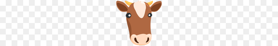 Cow Face Emoji On Messenger, Animal, Cattle, Livestock, Mammal Png Image