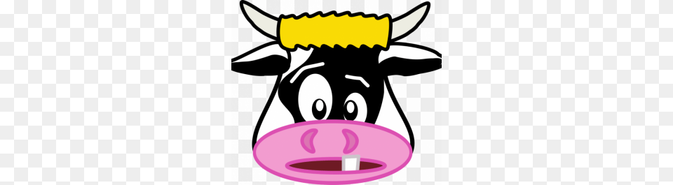Cow Face Images Cow Face Images Funny Cartoon Cow, Animal, Sea Life, Fish, Shark Free Png Download