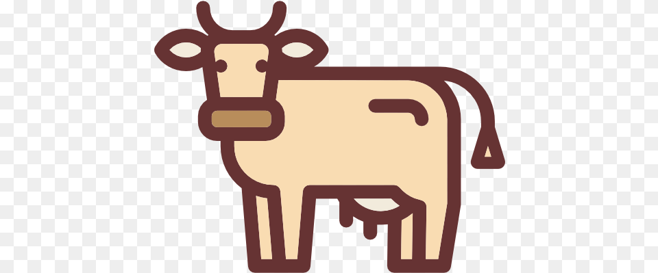 Cow Animals Icons Transparent Background Cow Icon, Animal, Cattle, Livestock, Mammal Free Png