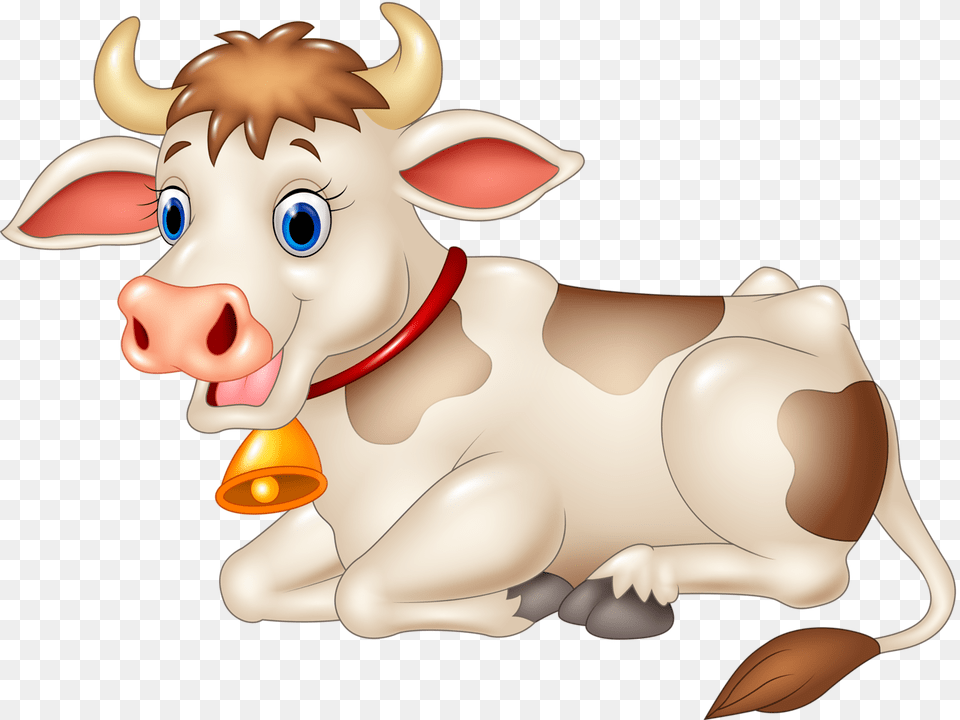 Cow Funny Vector, Animal, Cattle, Livestock, Mammal Png Image