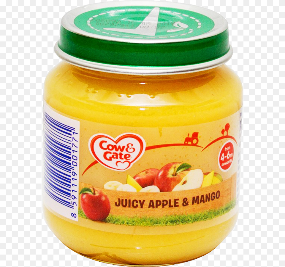 Cow Gate Baby Food Orchard Apricot And Apple 125 Gm Cow And Gate Baby Food, Fruit, Plant, Produce, Can Png Image