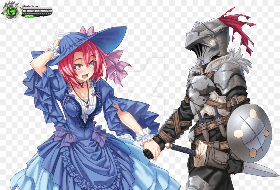Cow Girl Goblin Slayer Cute Date By Otakurenders Goblin Slayer And Cow Girl, Publication, Book, Comics, Woman Free Png Download