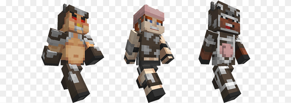 Cow Glider Minecraft Skin, Person Png