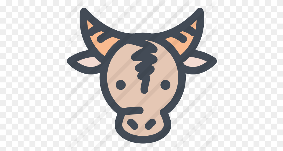 Cow Head Animals Icons Cartoon, Animal, Kangaroo, Mammal, Snout Png