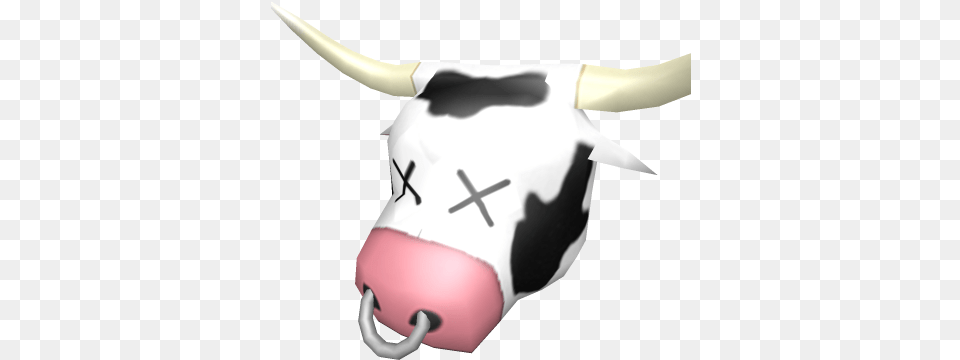Cow Head Roblox Cow Roblox Hat, Animal, Mammal, Livestock, Cattle Png Image