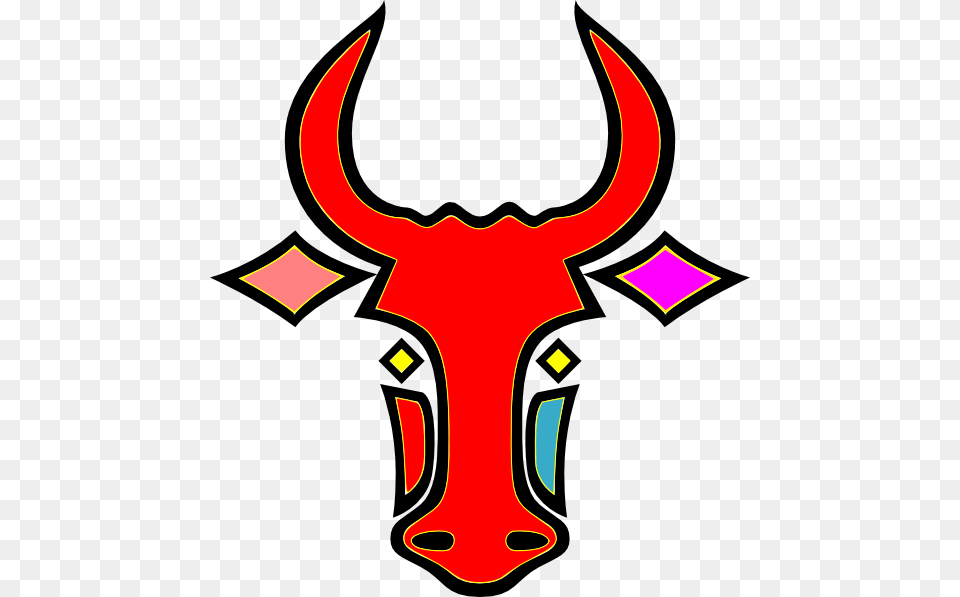 Cow Horns Outline, Animal, Mammal, Dynamite, Weapon Png Image