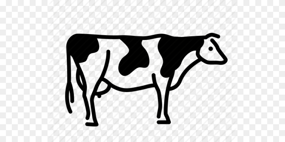 Cow Icon Clipart Cow Icon, Animal, Cattle, Livestock, Mammal Free Png Download