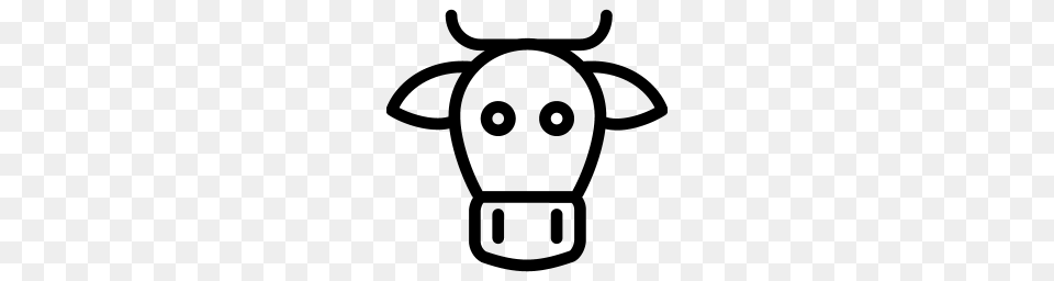 Cow Icon Line Iconset Iconsmind, Gray Free Transparent Png