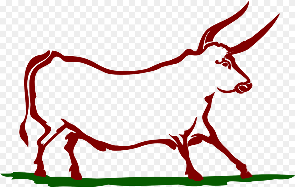 Cow Logo Version 4 Thick Lines Logo Beef, Animal, Mammal, Bull, Antelope Free Transparent Png