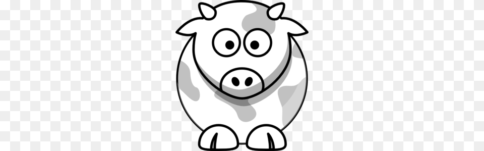 Cow Outline, Animal, Mammal, Pig, Fish Free Png