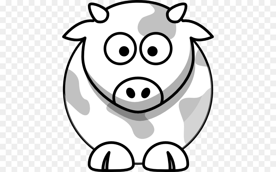 Cow Outline Clip Art, Animal, Mammal, Pig, Bear Free Png