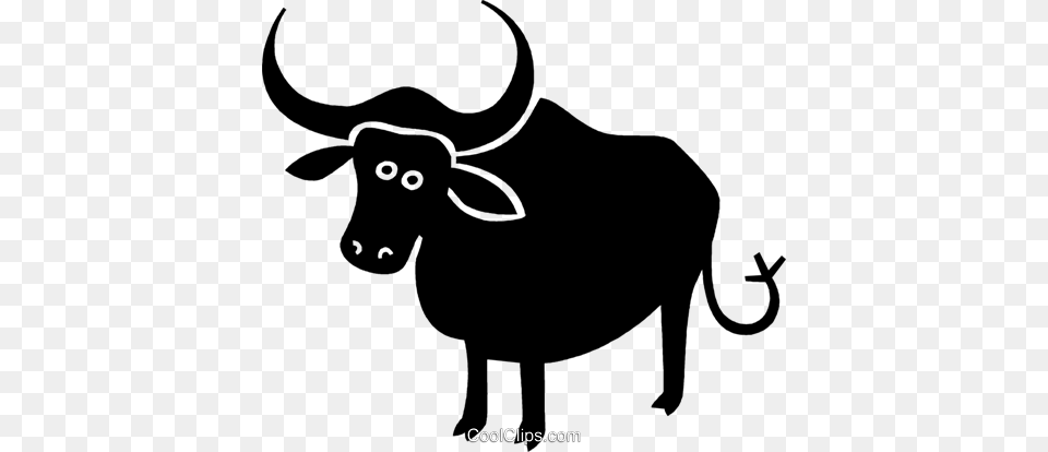 Cow Royalty Vector Clip Art Illustration, Animal, Ox, Mammal, Livestock Free Transparent Png