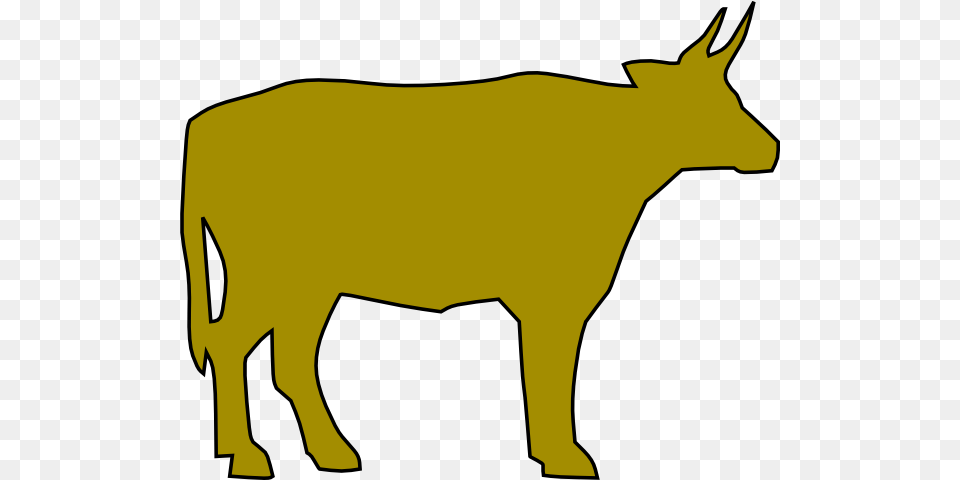 Cow Silhouette Clip Art For Web, Animal, Bull, Mammal, Cattle Free Transparent Png