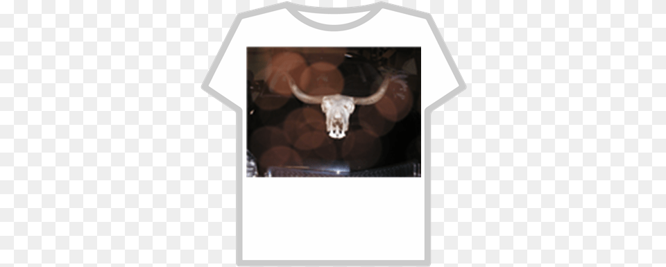 Cow Skull Of Doom Roblox Red Adidas Roblox T Shirt, Animal, Bull, Cattle, Clothing Png Image