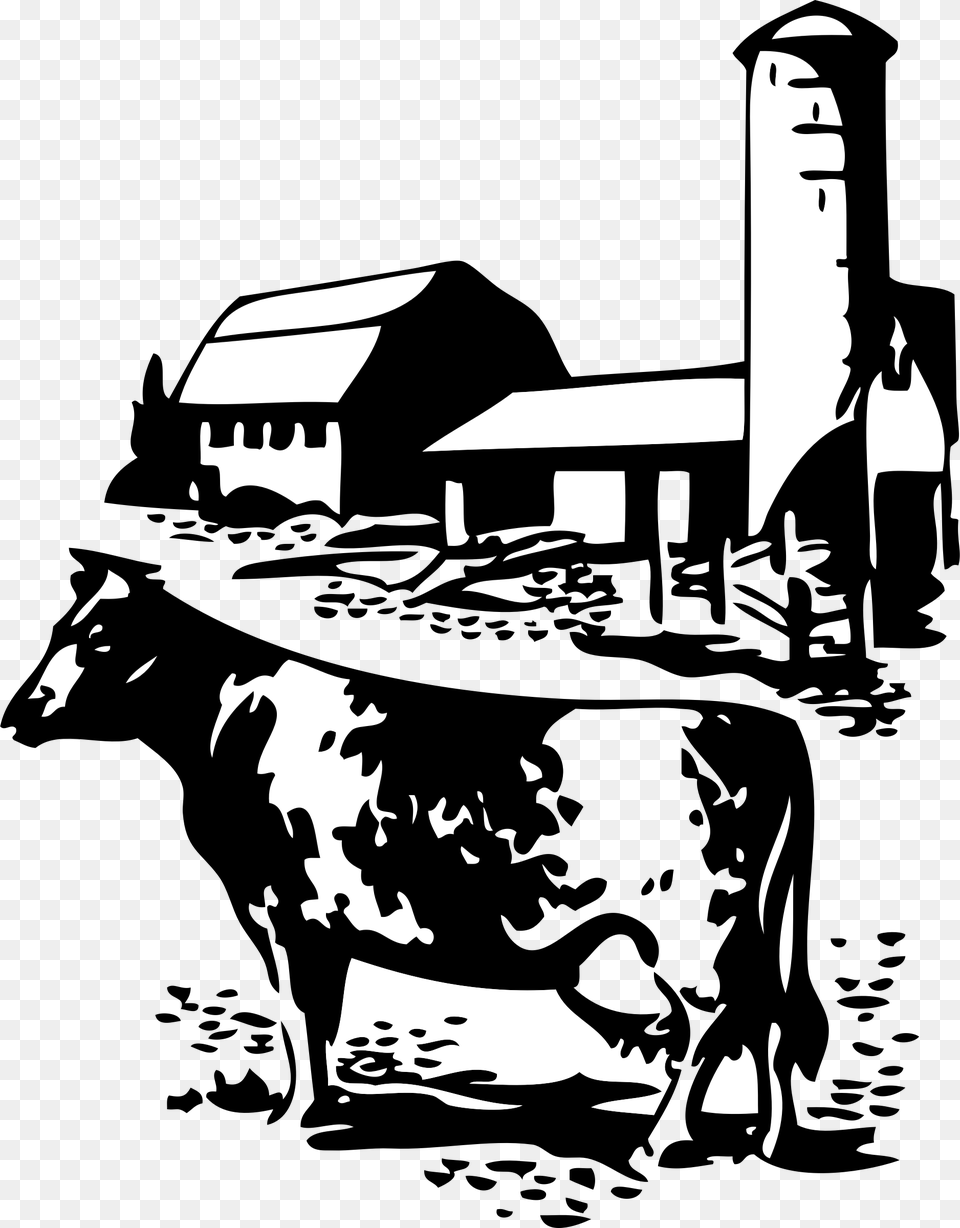 Cow Svg Farmhouse Cow And Farm Clip Art, Stencil, Adult, Female, Person Png